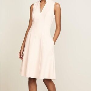 Black Halo Antionette Butter Cream Sleeveless Dress